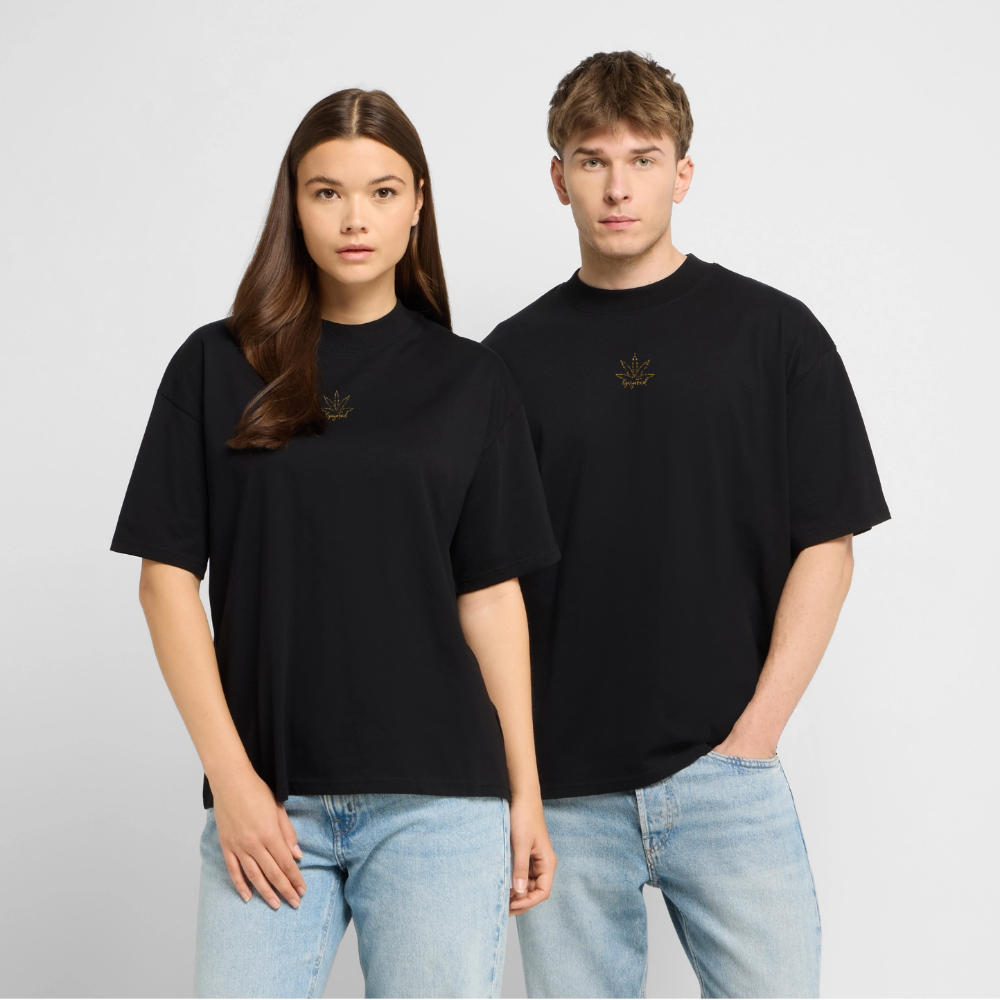 Ganja Food Oversize Tee – Cannabis Streetwear Unisex | Coby's Infused Cooking - Schwarz