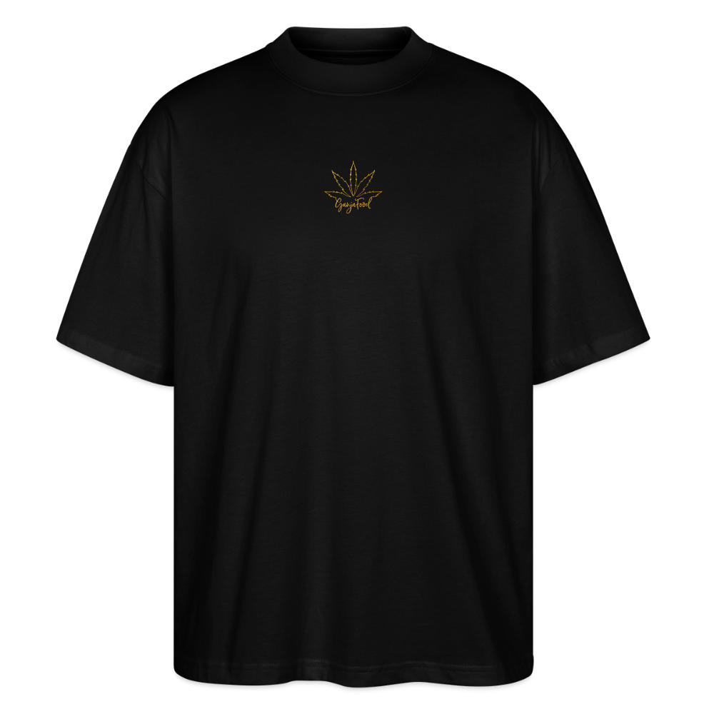 Ganja Food Oversize Tee – Cannabis Streetwear Unisex | Coby's Infused Cooking - Schwarz