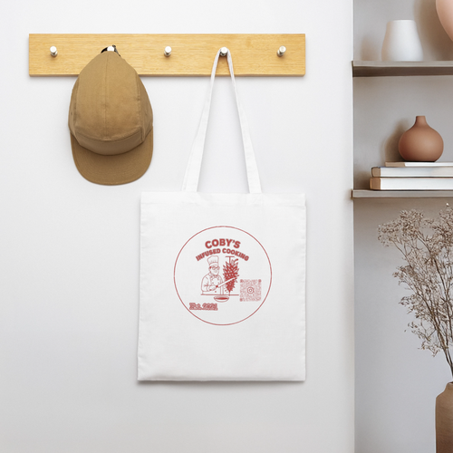 Coby's Infused Cooking Bio-Stoffbeutel – Cannabis Kitchen Jutebeutel - Weiß